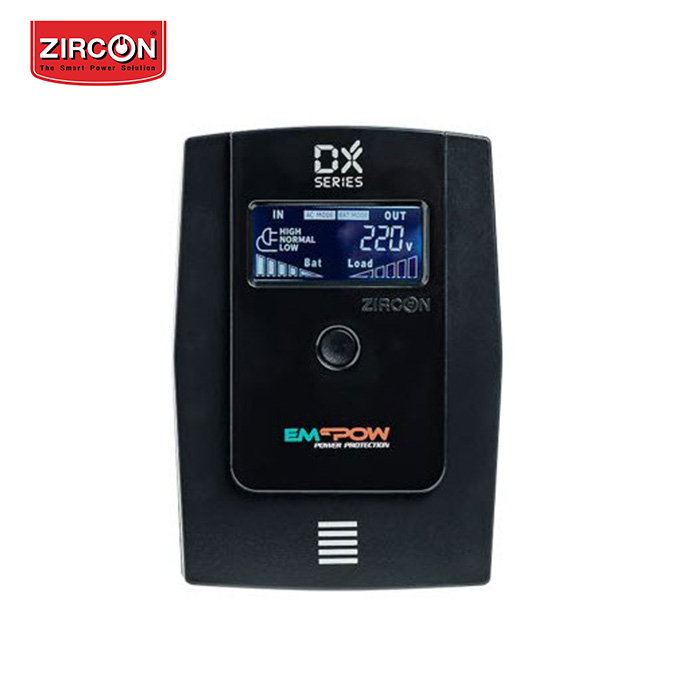 เครื่องสำรองไฟ ZIRCON UPS - DX-Series 1000VA/550W